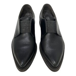 Brunello Cucinelli Black Monili Band Beaded Loafers size 36.5/6.5